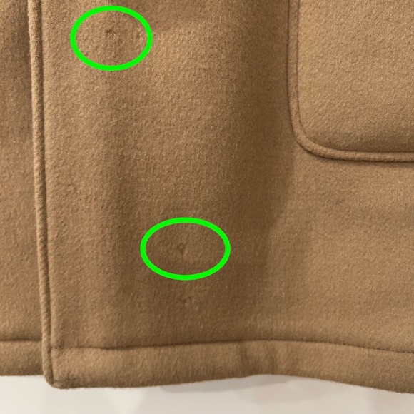 Brooks Brothers Men's Beige Wool Duffel Coat - XXL - Great Condition with Flaws - Picture 9 of 16